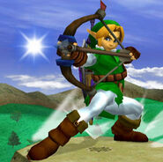 Link's Bow in Super Smash Bros. Melee.