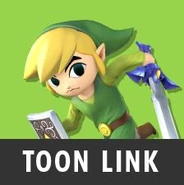 Toon Link's profile picture on the official website.