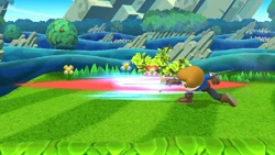 The final hit of Blurring Blade.