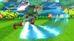 The first hit of Link's jab.