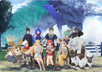 Rex's party in Xenoblade Chronicles 3