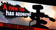 R.O.B. challenging the player in Super Smash Bros. for Wii U.