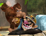 Donkeyheadbutt.jpg (62 KB) Donkey Kong attempting to attack Wario.