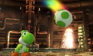 The egg is going to break! Why are you standing there, Yoshi?!