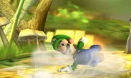 First hit of Luigi's down smash.