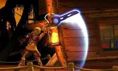 The third hit of Shulk's jab.