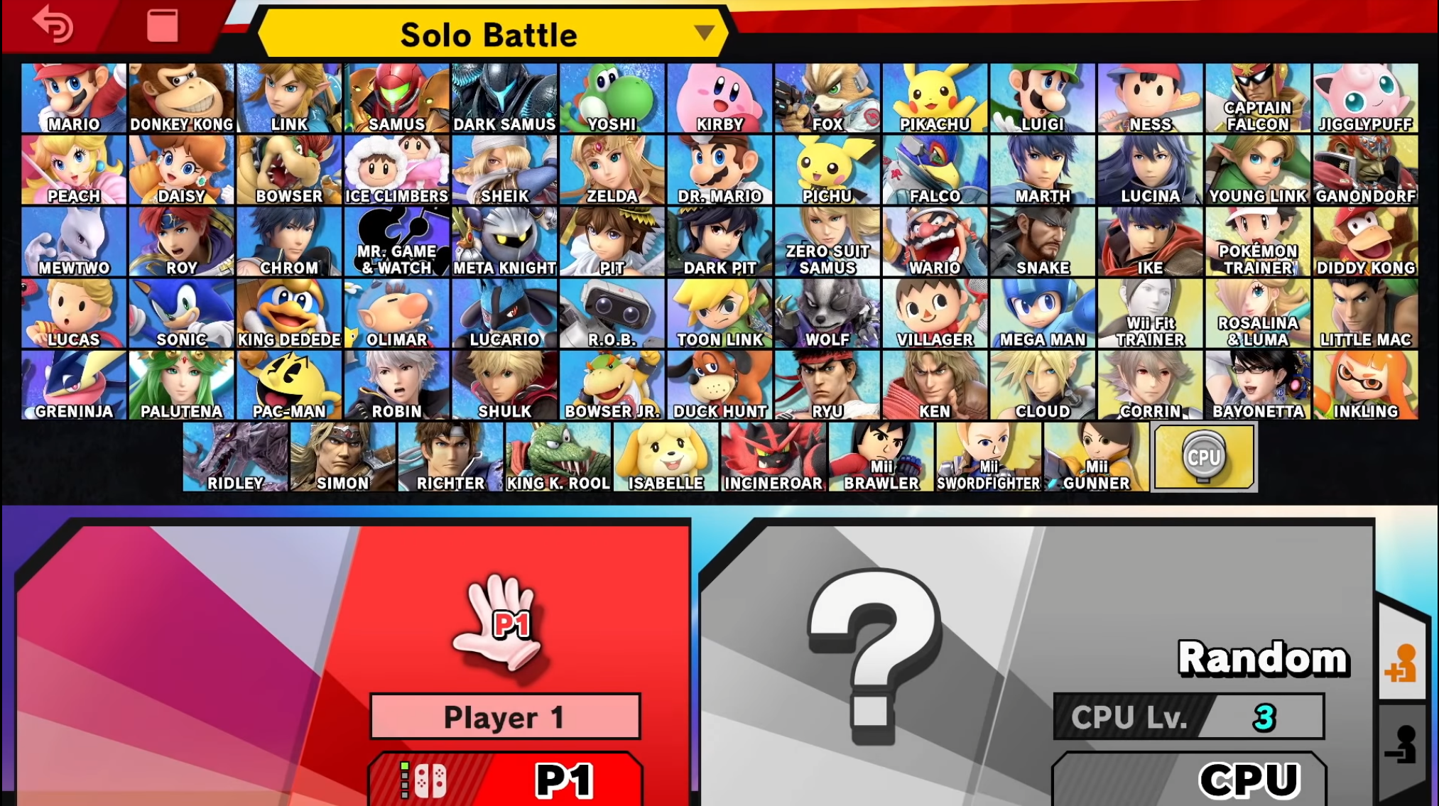 Character selection screen - SmashWiki, the Super Smash Bros. wiki