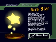 The Warp Star trophy in Super Smash Bros. Melee