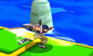 Ike's forward tilt.