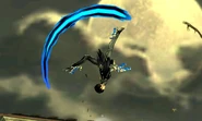 Bayonetta's up aerial.