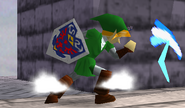 Link's Boomerang in Super Smash Bros.
