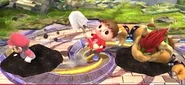 Villager's unique down smash.