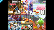 October 20. Clockwise from the top left are the images for Stock Time Limit, Team Attack, Pause Function, SD Penalty, Damage Display, and Score Display.