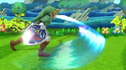 The second hit of Link's jab.