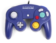 The Nintendo GameCube Controller. The color shown here is indigo.