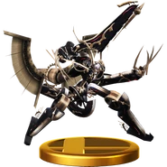 Metal Face’s trophy in For Wii U