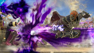 Ganondorf using Wizard's Foot in Wii U/3DS.