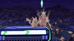 Pikachu Back Throw SSBU