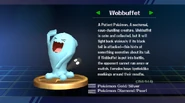 Wobbuffet's Trophy in Super Smash Bros. Brawl.