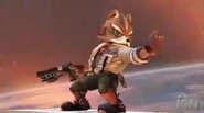 Fox with his Blaster in his hand, as seen in the E3 trailer.