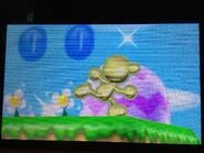 Mr. Game and Watch as a gold fighter, note that he looks 3D, like how he does when he is under the affects of a Metal Box
