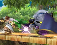 Meta Knight disappears after using Dimensional Cape...