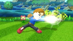 Mii Brawler's infinite jab.