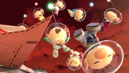 All of Olimar/Alph's alternate costumes on Venom.