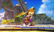 Mii Gunner's x taunt.