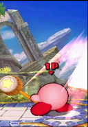 Kirby using Hammer Bash.