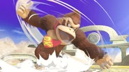 Donkey Kong using Spinning Kong on Skyworld.