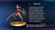 The Deoxys Trophy.