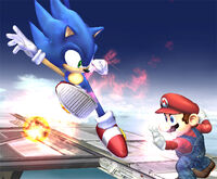 Mario and Sonic in Brawl