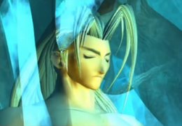 Sephiroth hibernating in FF7
