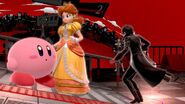 Daisy along with Joker and Kirby in the Mementos stage.