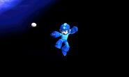 Mega Man's neutral air; is the only projectile neutral aerial.