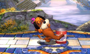 Duck Hunt's Neutral Special Move, Trick Shot