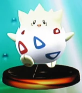 Togepi's Trophy in Super Smash Bros Melee.