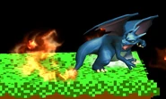 Charizard's forward tilt. Deals more damage when the flame hits the enemy.