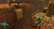 Gerudo Valley 3D.png (189 KB) Gerudo Valley in Ocarina of Time 3D with the bridge destroyed.