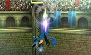 Lucario's up aerial.