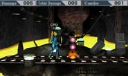 Samus using Bomb in Super Smash Bros. for Nintendo 3DS.