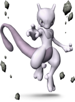 Mewtwo Trophy Render