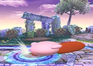 Kirby DT.png (484 KB) Kirby's Down tilt.