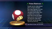 Poison Mushroom trophy in Super Smash Bros. Brawl