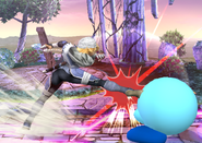 Sheik's Side Smash Attack.