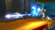 Pit firing Palutena's Arrow in Super Smash Bros. for Wii U