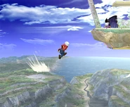 SuperJumpPunchSsbb.jpg (120 KB) Mario using his Super Jump Punch for recovery in Super Smash Bros. Brawl.