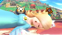 Rosalina knocked down.