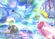 Peach's Side Smash Attack.